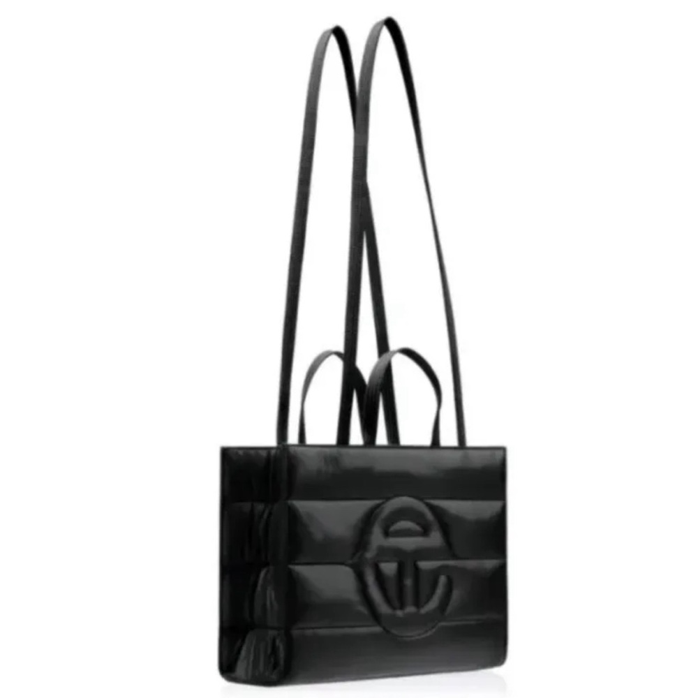 🔥NEW TELFAR Medium‎ Puffer Shopper Tote - Black SOLD OUT! With dust bag